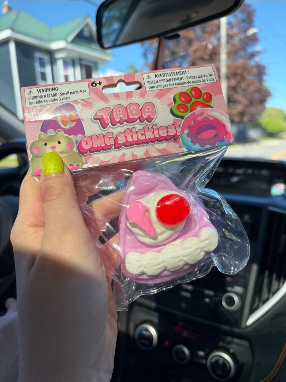 Taba OMG Stickies Cute Pink Cake Sticker